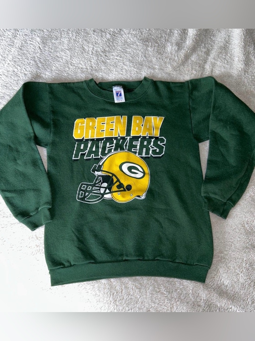 Vintage Kid's Green Bay Packers Crewneck Size Large (14/16)